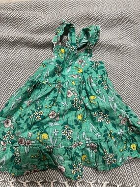 18 months girls Green Floral Sundressw